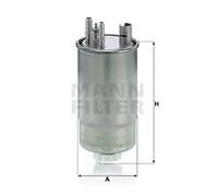 Filtro carburante Filtro per condotti/circuiti WK 853/24 MANN-FILTER per OPEL