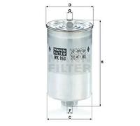 Filtro carburante Filtro per condotti/circuiti WK 853 MANN-FILTER per FORD VW