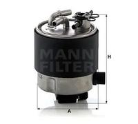 Filtro carburante Filtro per condotti/circuiti WK 9026 MANN-FILTER per NISSAN