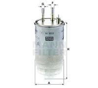 Filtro carburante Filtro per condotti/circuiti WK 9053 z MANN-FILTER per FIAT