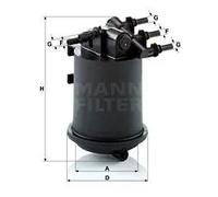 MANN-FILTER WK 939/1 Filtro carburante - per Autovetture + veicoli commeriali