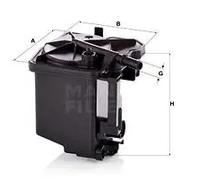 Filtro carburante MANN-FILTER WK 939/2 Z