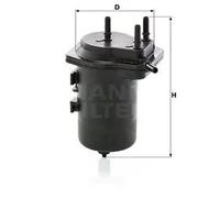 Filtro carburante Filtro per condotti/circuiti WK 939/6 MANN-FILTER per NISSAN