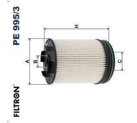 Filtro carburante FILTRON PE 995/3 per FORD RANGER (TKE) 2 2019-