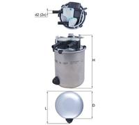 Filtro carburante KNECHT KL 1027 per RENAULT KOLEOS II (HC_) 2 2016-