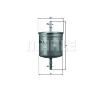 Knecht Filter Filtro carburante KL 196 per Volvo V70 II, XC90 I, V40 Station Wagon, S60 I