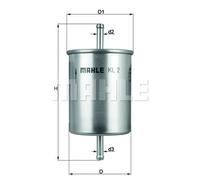 Mahle Original Filtro carburante KL 2 – Per VW, Skoda, Audi (Golf IV 1J1, Passat 3B6)