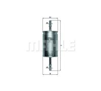 Filtro carburante MAHLE KNECHT KL 559
