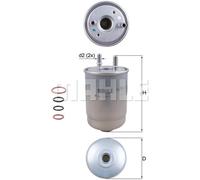 Mahle Original Filtro carburante KL 752/2D per condotti/circuiti