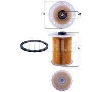 Filtro carburante MAHLE KNECHT KX 183D