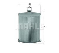 Filtro Carburante Mahle KX 245/4D per Toyota