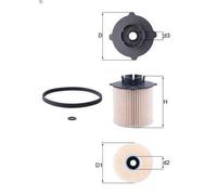 Filtro carburante KNECHT KX 265D per OPEL ASTRA J GTC 2 2012-2015