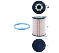 Filtro carburante KNECHT KX 393D