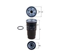 Filtro carburante MAHLE KNECHT KC 100D