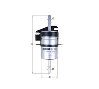 MAHLE ORIGINAL KL 238 Filtro carburante