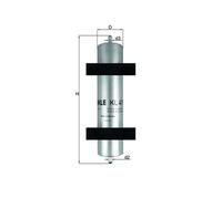 MAHLE ORIGINAL KL 478 Filtro carburante