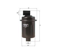 Filtro Carburante Mahle KL 516 per Hyundai Kia