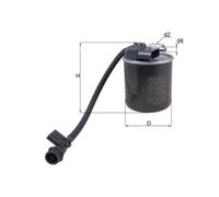 Filtro Carburante Mahle KL 947 per Mercedes Benz Mercedes Benz Mercedes Benz