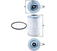 Filtro Carburante MAHLE KX 44D