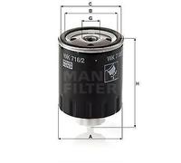 Filtro carburante MANN-FILTER WK 718/2