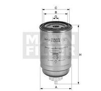 Filtro carburante MANN FILTER WK932/1
