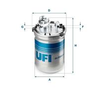 FILTRO CARBURANTE NAFTA GASOLIO UFI 24.004.00