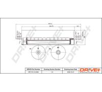 Filtro Carburante Per AUDI Drve+ DP1110.13.0294