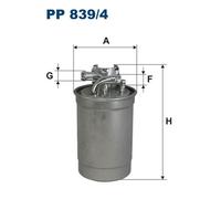 Filtro carburante per AUDI SKODA VW A4 A6 A8 ALLROAD PASSAT SUPERB