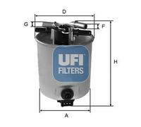 Filtro carburante PURFLUX FCS733