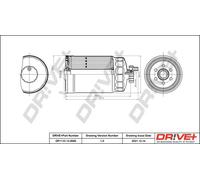 Filtro carburante per esigenze particolari DP1110.13.0069 Drve+ per LANCIA FIAT