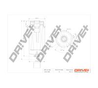 Filtro Carburante Per FORD Drve DP1110.13.0092