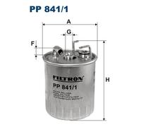 Filtro carburante per MERCEDES-BENZ CLASSE A CLASSE V SPRINTER 2-t SPRINTER 3-t