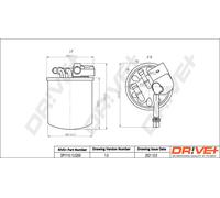 Filtro Carburante Per MERCEDES-BENZ Drve+ DP1110.13.0200