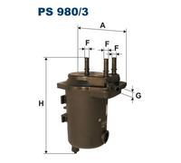 Filtro carburante per RENAULT GRAND SCÉNIC MEGANE SCÉNIC