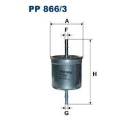 Filtro carburante per VOLVO S60 S80 V70 XC70 XC90