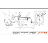 Filtro carburante senza raccordo per sensore acqua DP1110.13.0058 Drve+