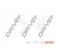 Filtro carburante senza sensore acqua DP1110.13.0056 Drve+ per MERCEDES-BENZ