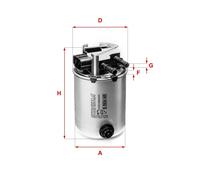 Filtro carburante SOFIMA S 0954 NR per RENAULT KOLEOS II (HC_) 2 2016-