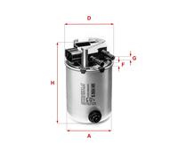 Filtro carburante SOFIMA S 0954 NR per RENAULT KOLEOS II (HC_) 2 2016-