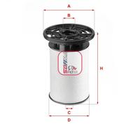 Filtro carburante SOFIMA S 1076 NE per FIAT DUCATO Autobus (250_) 2.2 2021-2023