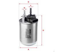 SOFIMA S 1104 NR Filtro carburante per NISSAN
