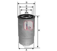 S 4529 NR SOFIMA Filtro carburante per DODGE,FIAT,JEEP,LANCIA