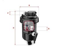 Filtro carburante SOFIMA S 5108 GC per FIAT PUNTO (188_) 1.3 2003-2012