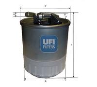 Filtro carburante - UFI 24.107.00