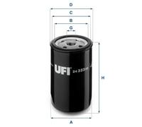 Filtro carburante UFI 24.323.00 MAN G 3.791 1979-1987