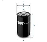 Filtro carburante UFI 24.323.00 per MAN G 5.687 1979-1987