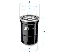 UFI filtro carburante 24.423.00 cartuccia diametro 87 altezza 141 mm
