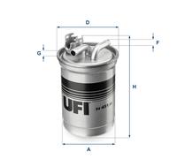 Filtro carburante UFI 2445100 per VAG