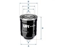 Filtro carburante UFI 2445200 per TOYOTA