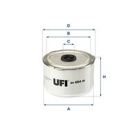 Filtro carburante UFI 2445400 per FORD LAND ROVER